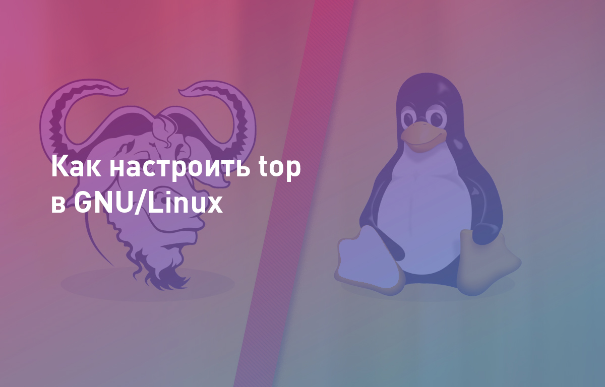 Как настроить top в GNU/Linux