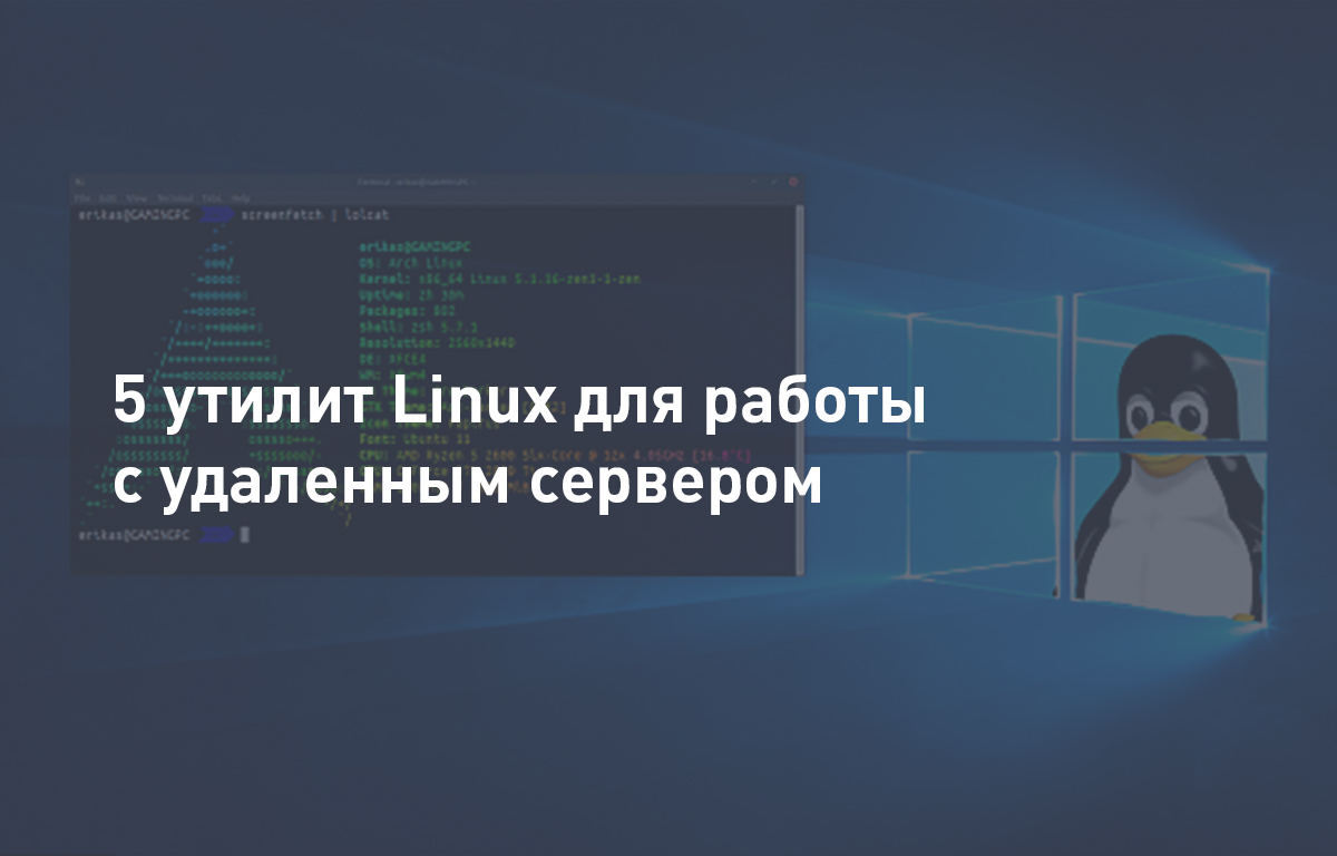 5 утилит Linux для работы с удаленным сервером