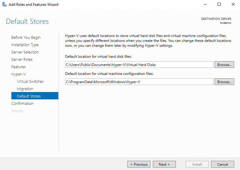 Установка Windows Hyper-V Server 2019 Установка Windows Hyper-V Server 2019