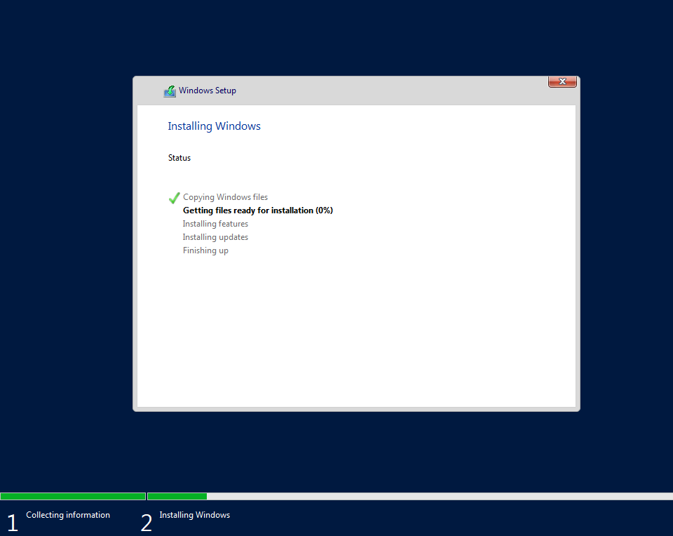 Установка Windows Hyper-V Server 2019 Установка Windows Hyper-V Server 2019